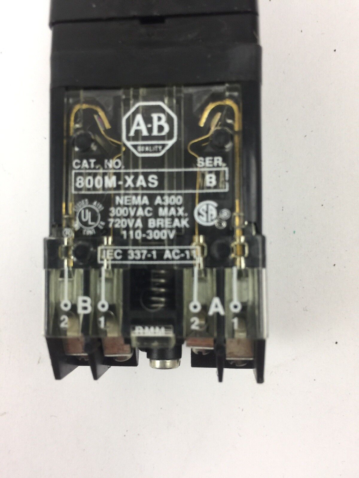 ALLEN BRADLEY 800MR-H33B KEY SELECTOR SWITCH