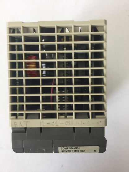 MODICON PC-A984-145 COMP 984 CPU 8K MEM 1XMB MB+ MBPLUS MODBUS 24VDC MODULE REV