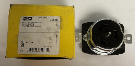 HUBBELL CS8369 TWIST LOCK RECEPTACLE 50A 250V 3PH 3POLE
