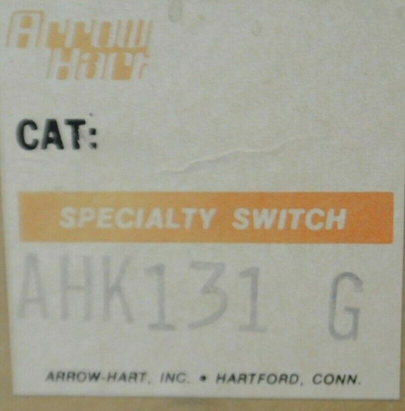 ARROW-HART AHK-131G ENCLOSURE / DUST COVER / NEW SURPLUS