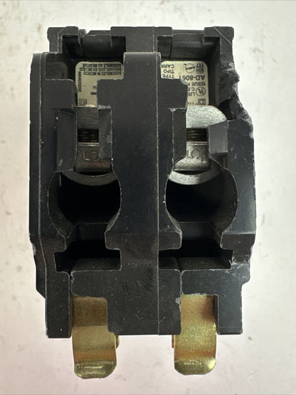 SQUARE D QOB240 CIRCUIT BREAKER 120/240VAC 2POLE 40AMP 10kA