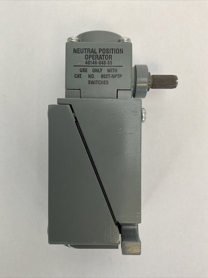 ALLEN BRADLEY 802T-NPTP SER J OILTIGHT LIMIT SWITCH