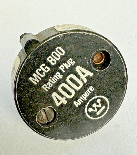 WESTINGHOUSE - MCG 800 400A - RATING PLUG - 8MCG400A