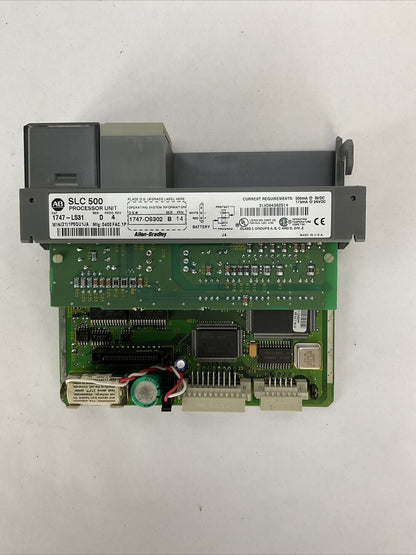 ALLEN BRADLEY 1747-L531 SER D PROC REV 4 1747-OS302 SER B FRN 14 PROCESSOR UNIT