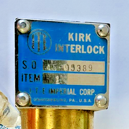 ITE 45-95389 KIRK INTERLOCK ITEM 1 KEYED