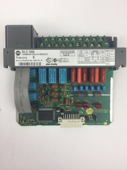 ALLEN BRADLEY 1746-IO12 COMBINATION I/O MODULE UNIT SER B