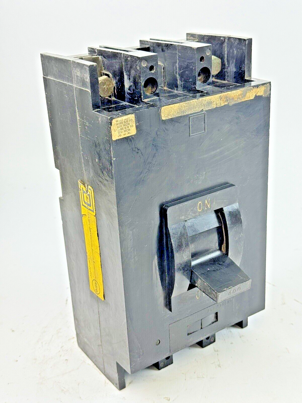 SQUARE D - LAP26400 -MOLDED CASE MAG CIRCUIT BREAKER-400 AMP, 2 POLE, 600 VAC