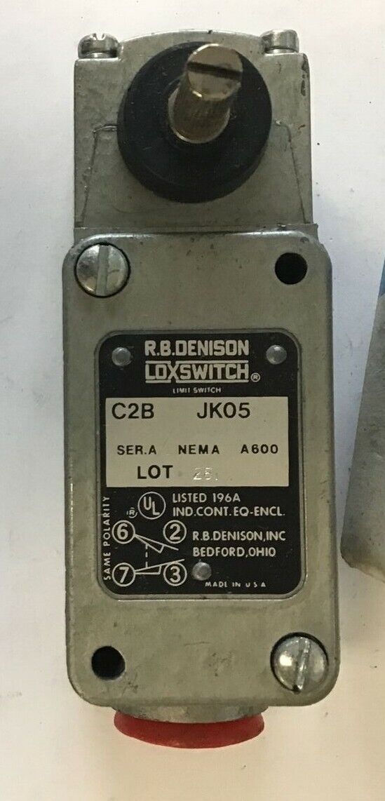 GOULD C2B-JK05 LIMIT SWITCH SERIES A NEMA A600