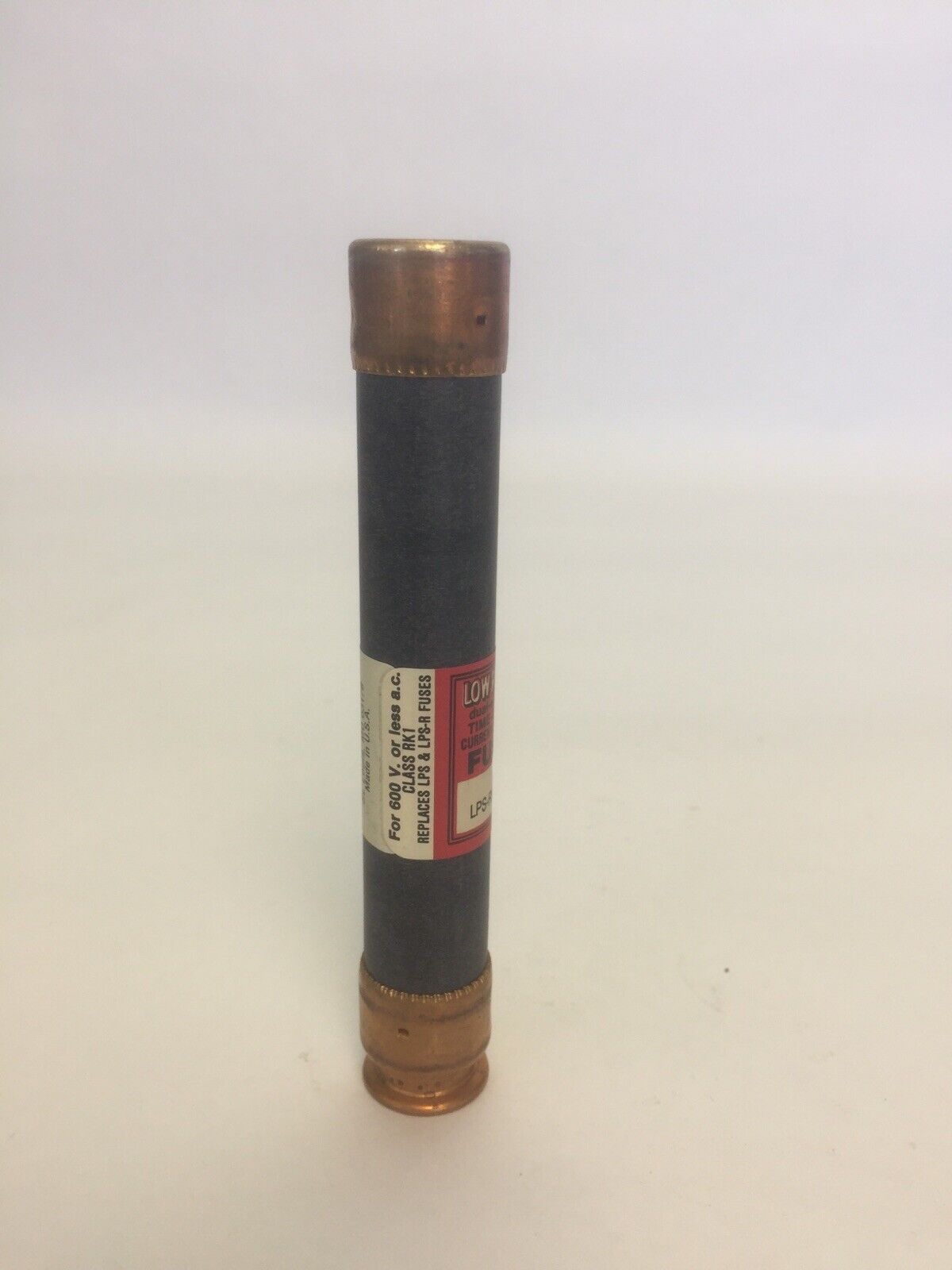 BUSSMAN LOW PEAK LPS-RK-2 DUAL ELEMENT TIME DELAY FUSE 2AMP 600VAC (LOT OF 9)
