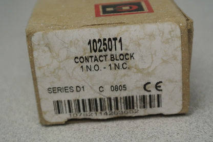 CUTLER-HAMMER 10250T1 CONTACT BLOCK / 1 N.O. / 1 N.C. / NEW SURPLUS