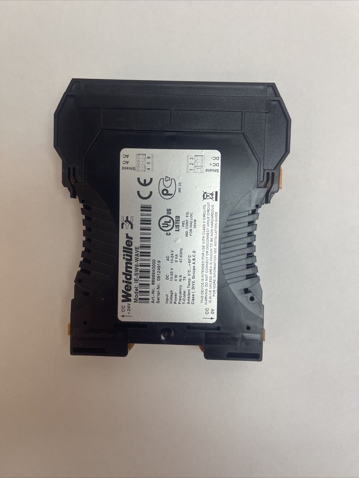 WEIDMULLER IE-SW5-WAVE ETHERNET SWITCH