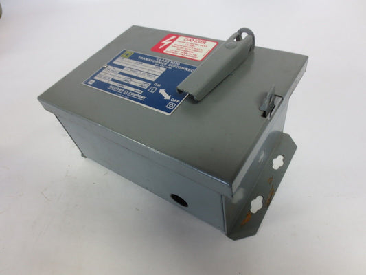 SQUARE D SK5271N TRANSFORMER DISCONNECT 600VAC 250VA/60Hz