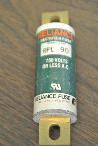 RELIANCE RFL90 RECTIFIER FUSE / 90A / 750V / NEW SURPLUS