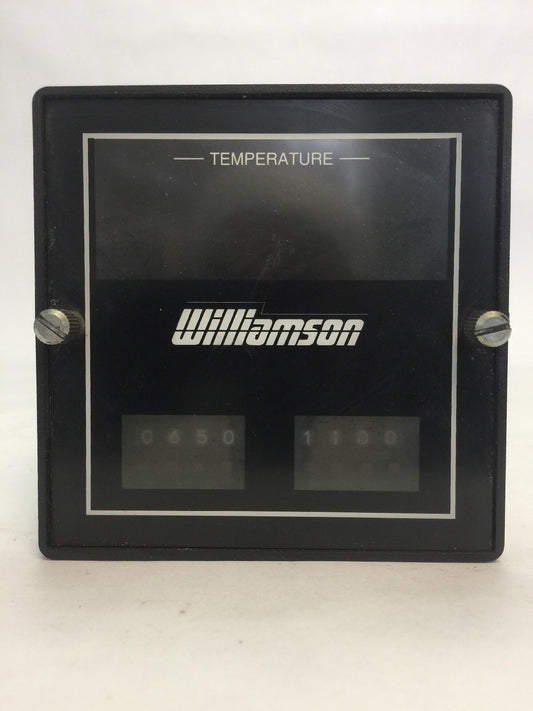 WILLIAMSON FV5200D-F-22 TEMPERATURE CONTROL MODULE 500-1200F 0.75"@12" 110VAC