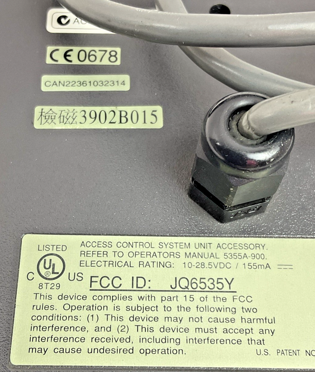 HID 5355AGN00 WALL SWITCH PROXIMITY READER 10-28.5VDC/ 155MA PROXPRO