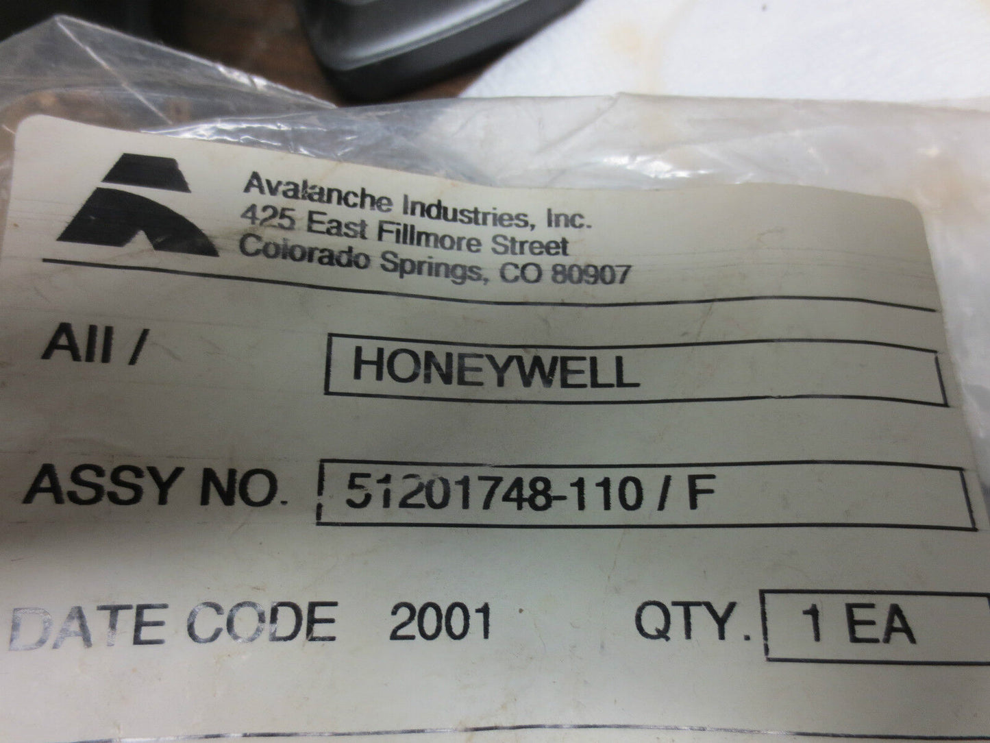 HONEYWELL 51201748-110/F RESISTOR LOAD KIT 51201748-110 Rev. F - NEW SURPLUS