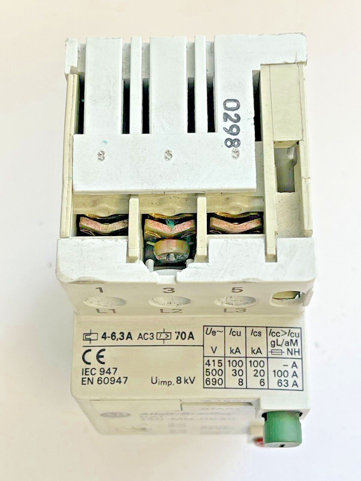 ALLEN BRADLEY - 140-MN-0630 SER. C - MANUAL MOTOR STARTER