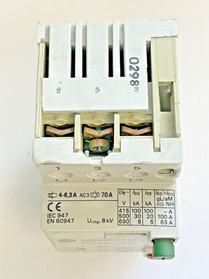 ALLEN BRADLEY - 140-MN-0630 SER. C - MANUAL MOTOR STARTER