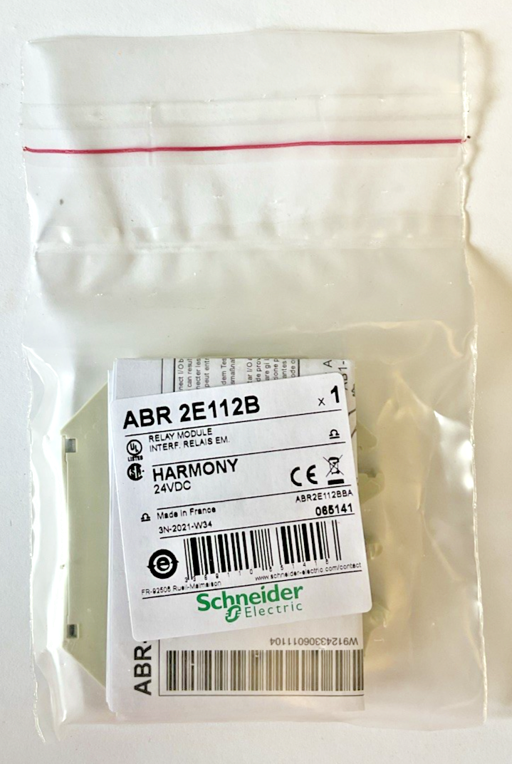 SCHNEIDER ELECTRIC ABR 2E116F RELAY MODULE 125VAC/DC 120..127V 60HZ