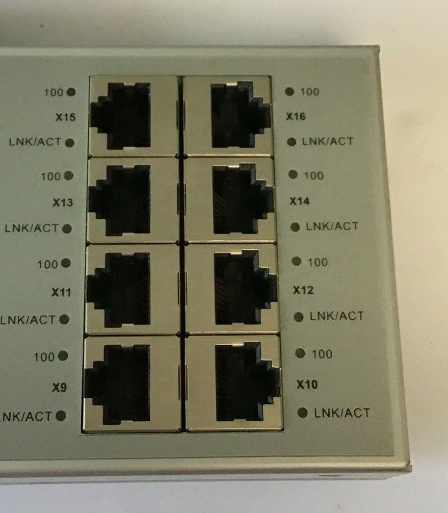 PHOENIX CONTACT FL SWITCH SF 16TX ETHERNET MODULE 24VDC