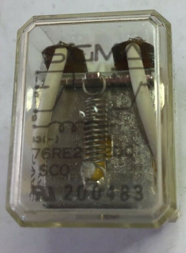 SIGMA 76RE2 12DC RELAY 220VAC 10A