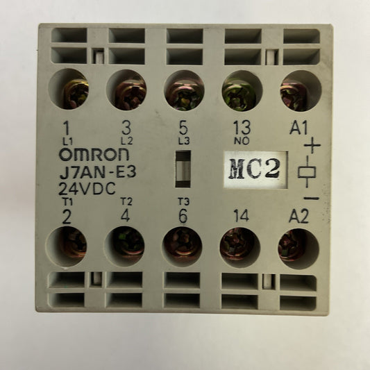 ONRON J7AN-E3 CONTACTOR 600VAC 15A 3PH 5HP COIL 24VDC