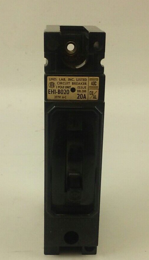 ITE EH1-B020 CIRCUIT BREAKER 20 AMP 1 POLE 277V