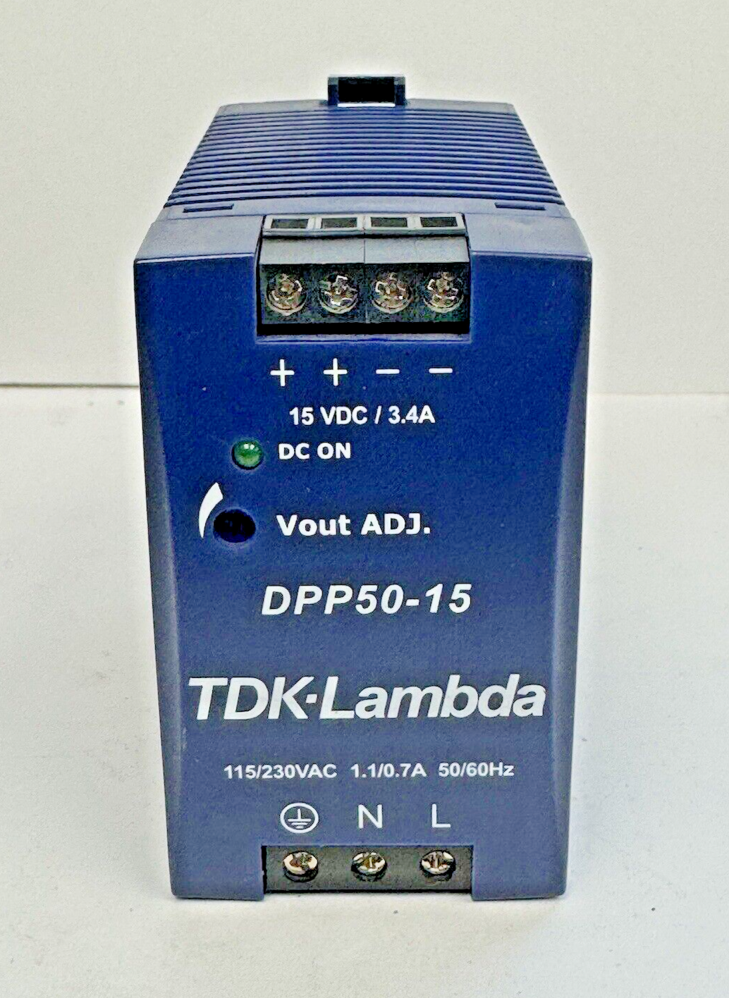 TDK-LAMBDA - DPP50-15 - POWER SUPPLY -O: 15VDC, 50W I: 230VAC, 1.1/0.7A, 50/60Hz