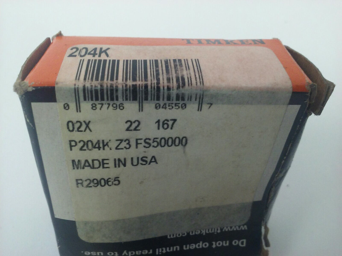 TIMKEN FAFNIR P204K BALL BEARING