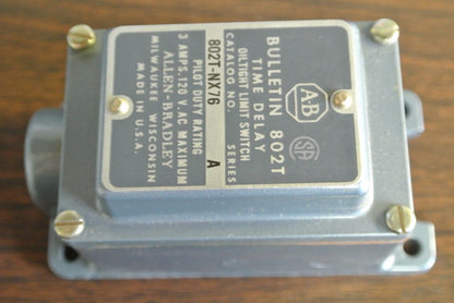 ALLEN-BRADLEY 802T-NX76, Ser. A - TIME DELAY LIMIT SWITCH LESS OPERATING HEAD