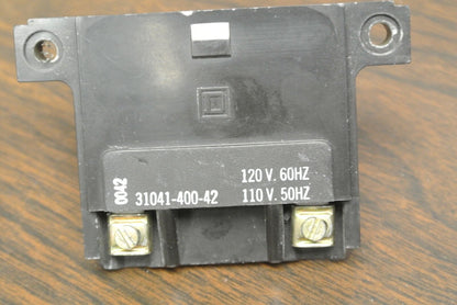 SQUARE D 31041-400-42 MAGNET COIL / 120V, 60Hz / 110V, 50Hz