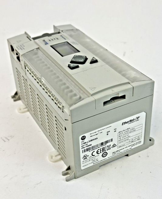 ALLEN-BRADLEY - 1766-L32BWAA SER. B FW 16 - MICROLOGIX 1400 32 POINT CONTROLLER