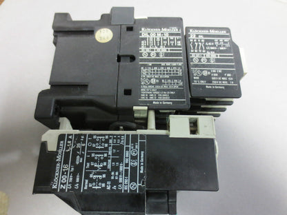 KLOCKNER-MOELLER DIL 00 M-10 + 22 DIL + Z 00-1,6 RELAY / CONTACTOR ASSEMBLY