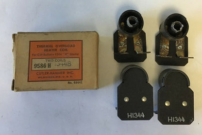 CUTLER HAMMER 9586H1344B OVERLOAD OVERLOAD HEATER COIL ***LOTOF4***