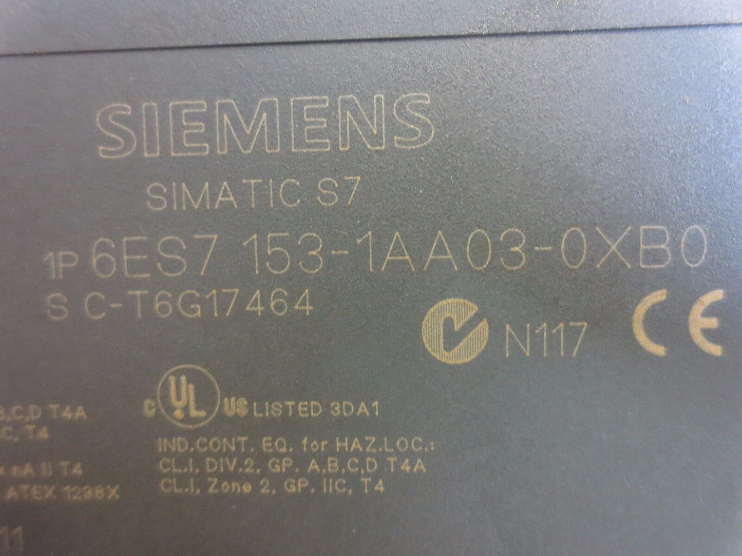 SIEMENS 1P 6ES7 153-1AA03-0XB0 SIMATIC S7 INTERFACE MODULE - ET200M