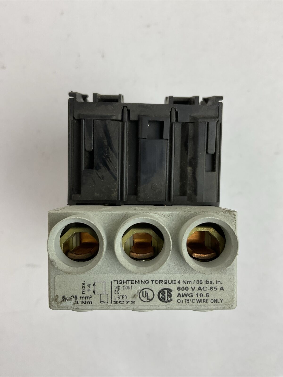 MOELLER PKZM0-10 MOTOR CIRCUIT BREAKER BK25/3-PKZ0 TERMINAL ADAPTER