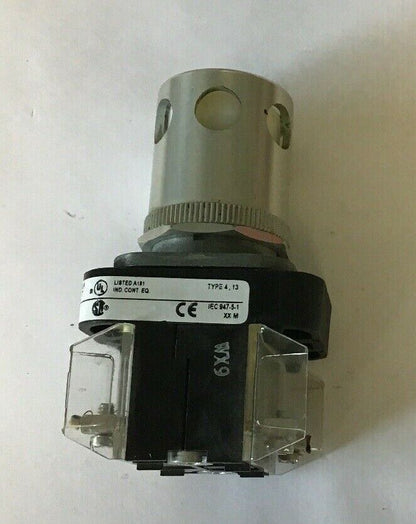 ALLEN BRADLEY 800T-QAH24GD1 , SERIES T, PUSH BUTTON WHITE, 24 VDC/AC