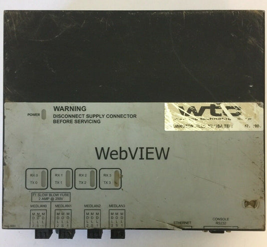 WELDING TECHNOLOGY  WEBVIEW-ENET 986-0054E  WELD CONTROL ETHERNET TERMINAL USIP