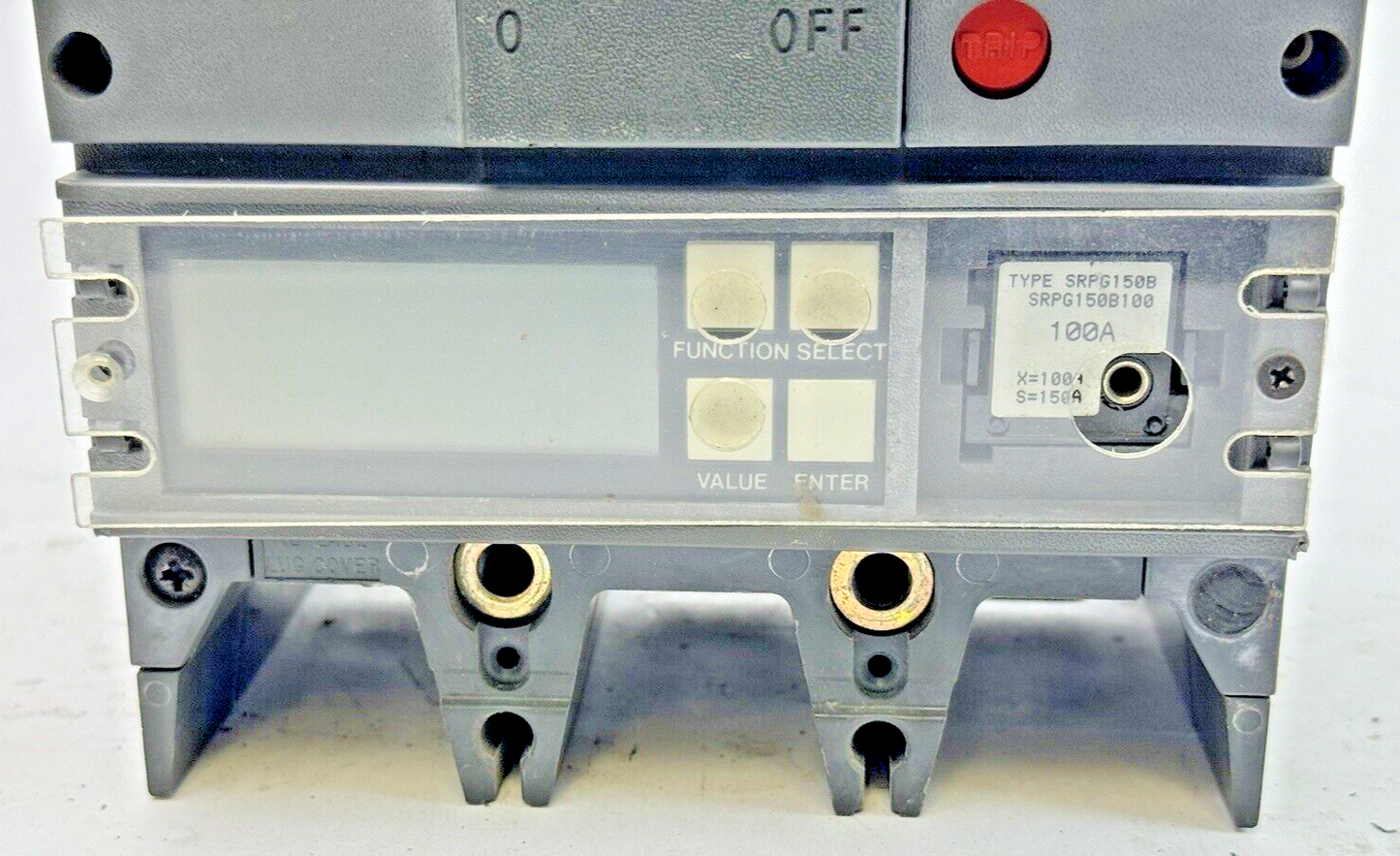 GE - SGLB36BA0150 - CIRCUIT BREAKER - 3 POLE/600 VAC/150A - W/ 100 A RATING PLUG