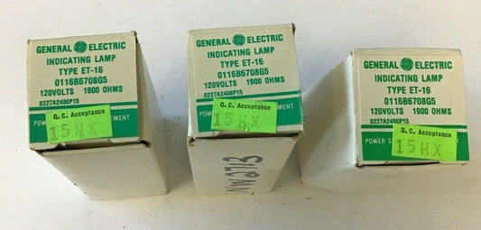 GENERAL ELECTRIC 227A240051 W/O COLORED CAP INDICATOR LIGHT***LOTOF3***