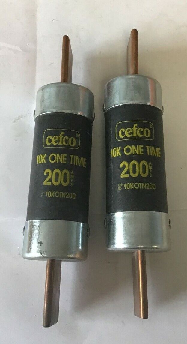 CEFCO 10K OTN FUSE ONE TIME CLASS H 250V ***LOTOF2***