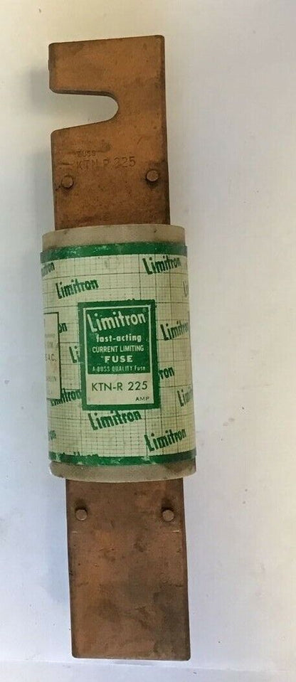 LIMITRON KTN-R 225 FAST ACTING FUSE 225AMP 250VAC CLASS R