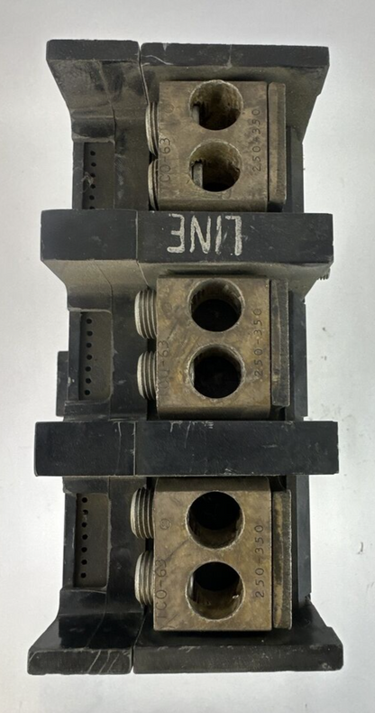 GE TB63F600 600A FRAME TRI-BREAK 600VAC 3POLE 400A TRIP A6KA