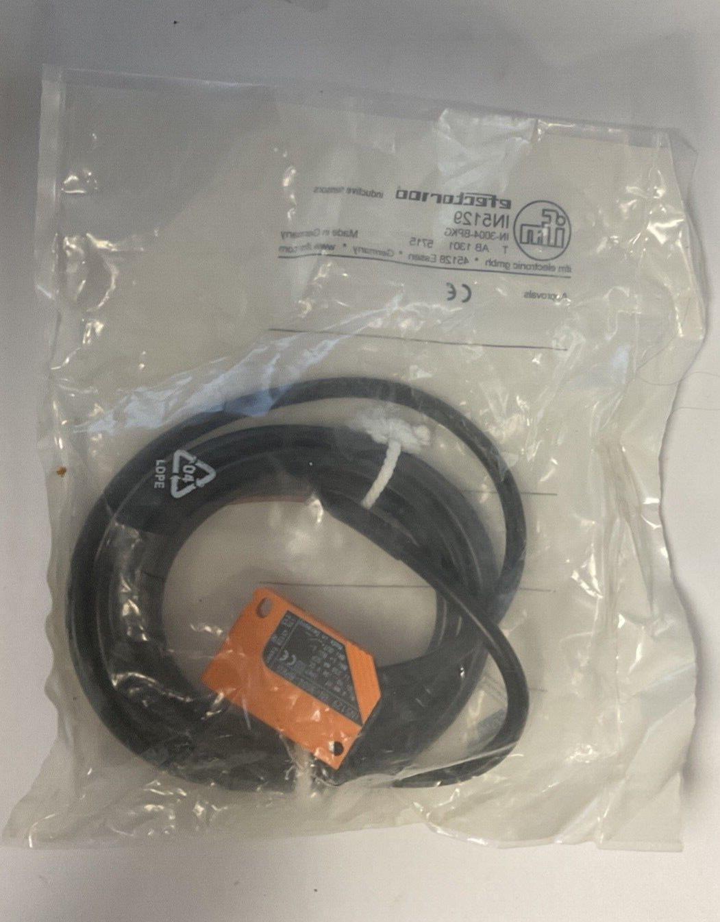 IFM IN5129 IN-3004-BPKG INDUCTIVE PROXIMITY SWITCH 10-36VDC 250MA