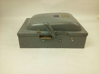 SQ.D H421-2, H4212, SER. A1, H.D. SAFETY SWITCH, 30A, 240V, FUSIBLE, MAX H.P. 10