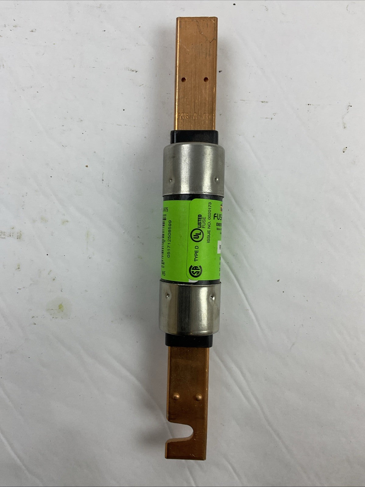 FUSETRON FRS-R-75 TIME DELAY DUAL ELEMENT 600VAC 300VDC 75A CLASS K5 FUSE