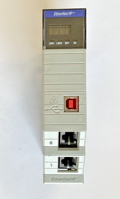 ALLEN BRADLEY 1756-EN2TR HI-CAP ENET/IP MODULE SER.C FW10.007 1A 5.1VDC