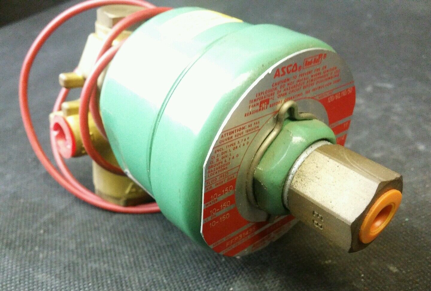 ASCO 8345E11 SOLENOID VALVE 120V 60 HZ 110V 50 HZ 11 WATTS 10-150 PSI