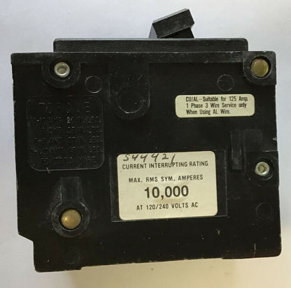WESTINGHOUSE HQP2125 CIRCUIT BREAKER 120/240VAC 2POLE  QUICKLAG