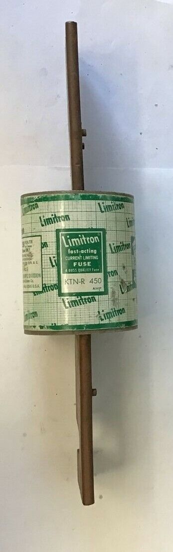 LIMITRON KTN-R 450 FAST ACTING FUSE 450AMP 250VAC CLASS RK1